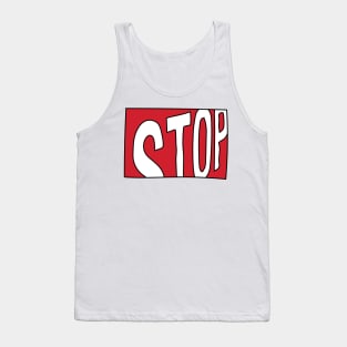 Stop sign Tank Top